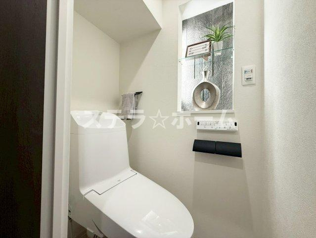 新北野第2コーポ西棟のトイレ|シンプルで使いやすいトイレです