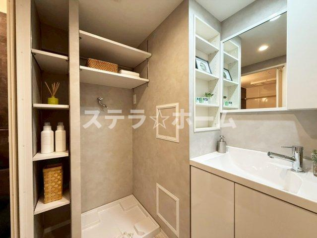 新北野第2コーポ西棟の洗面所|洗面所です