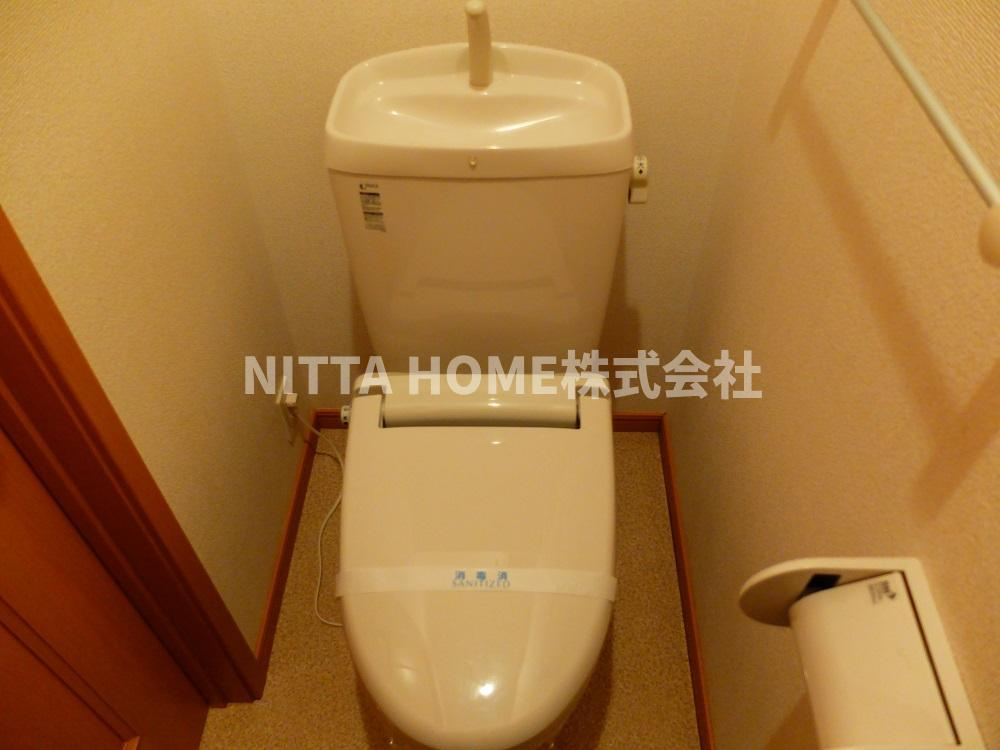 丹波市氷上町市辺のアパートのトイレ|清潔感のあるトイレです＊