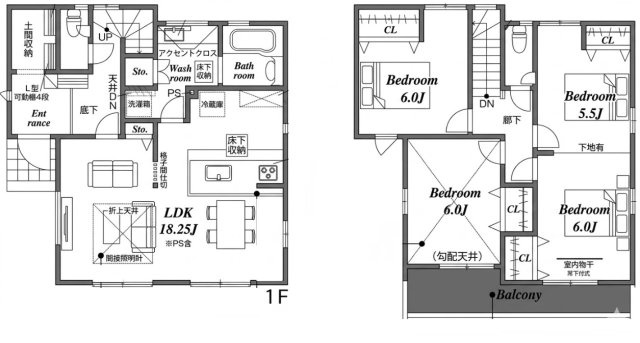 SICあり　並列3台駐車可能　魚住町中尾　全2棟　2号棟の間取り