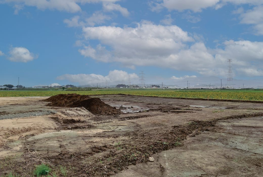朝倉郡筑前町東小田　売り土地【6号地】の外観|現在造成工事中です