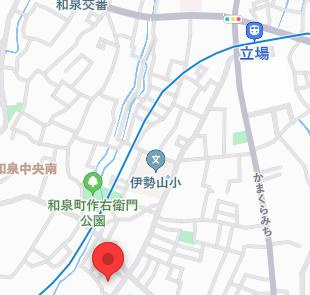 クレール和泉が丘の地図