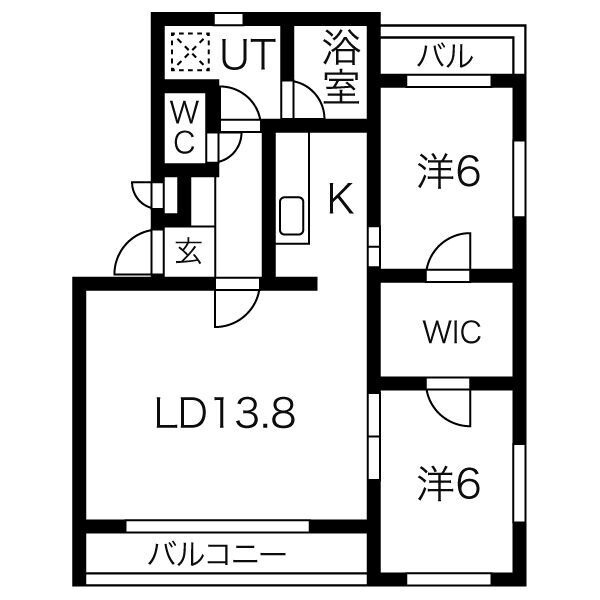 パステック浄水の間取り