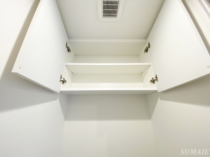 ザ・パークハビオ駒込の収納|トイレ上収納です☆