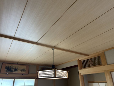 【和室】 | 柳川市大和町塩塚 | 目透かし天井が美しい、伝統と気品を感じる和室。
