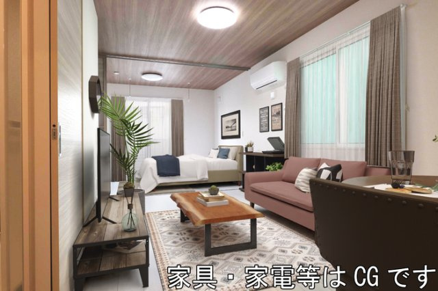 Quattro Soldi 花畑の居間・リビング|使いやすいリビングです