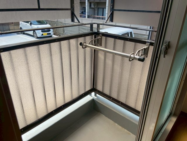 高槻市大畑町の賃貸マンションのバルコニー