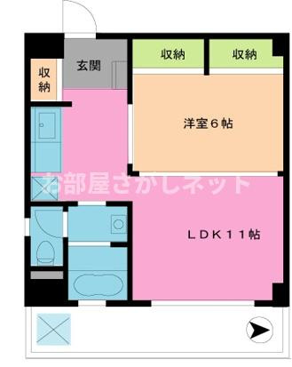 升本マンションの間取り