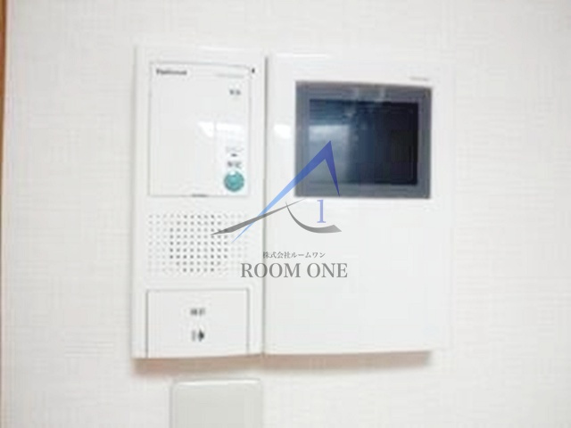 舞ハイツの設備|モニター付きインターホンです。