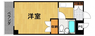 アイビーコート２の間取り