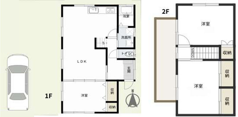 八街市八街は　中古戸建の間取り