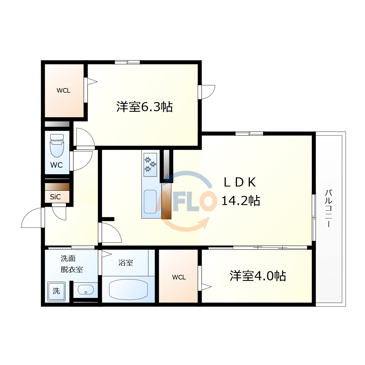 Raccolt阪南町（ラコルト阪南町）　阪南小学校区の間取り|Raccolt阪南町（ラコルト阪南町）　間取り