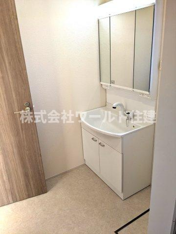 国立谷保833番の独立洗面台