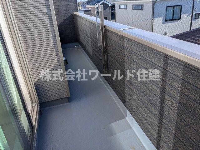 国立谷保833番のバルコニー