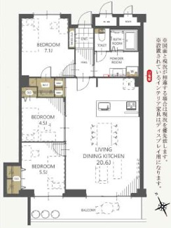 【間取り】 | 舞子五色塚ハイツ