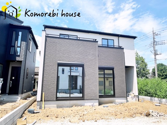 北本市東間　4期　新築一戸建て　グラファーレ　01の外観|外観は落ち着いています