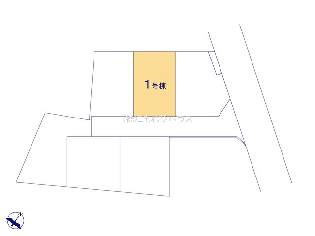 北本市東間　4期　新築一戸建て　グラファーレ　01の区画図|1号棟