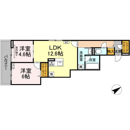 D Paina 生田の間取り