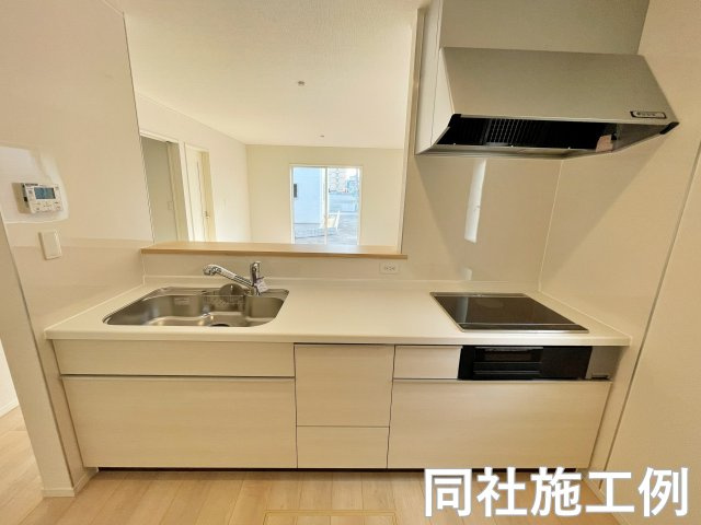 新築戸建　クレイドルガーデン曽我部町寺長縄手のキッチン|同社施工例