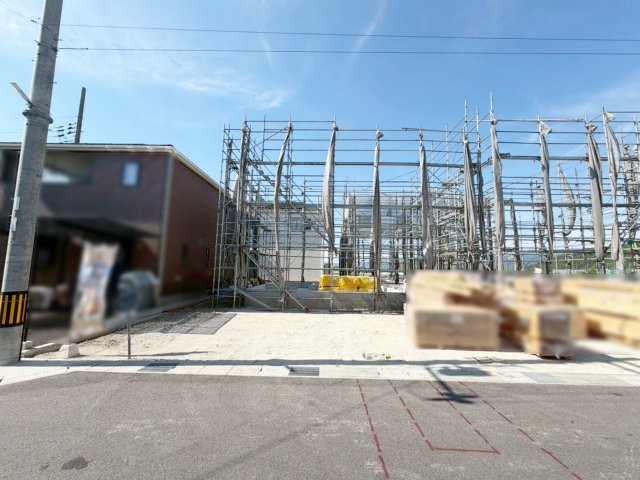 新築戸建　クレイドルガーデン曽我部町寺長縄手の外観|現地写真(5/14撮影)