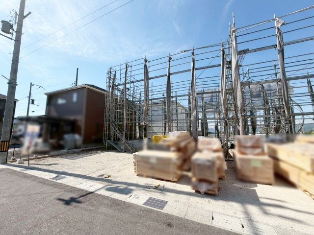 新築戸建　クレイドルガーデン曽我部町寺長縄手の外観|現地写真(5/14撮影)