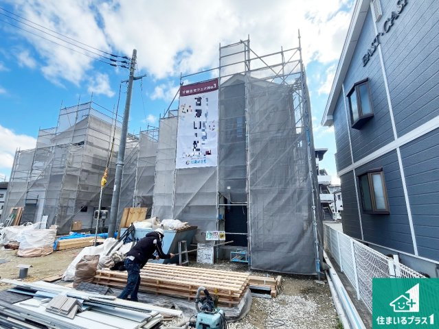 明石市二見町東二見　第1期　新築一戸建ての外観|現在建築中！落ち着いた街並みで新生活を始めることが出来そう！周辺の物件も併せてご紹介させて頂きます！