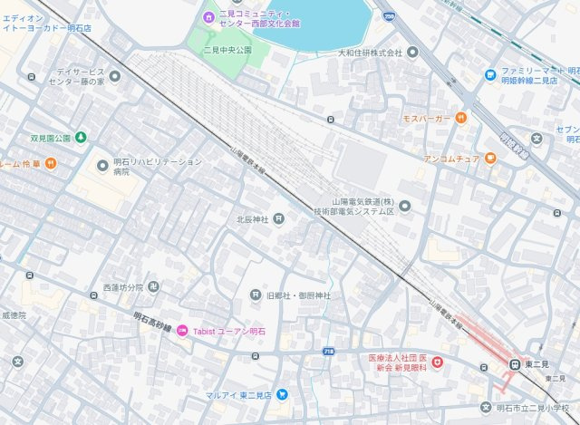 明石市二見町東二見　第1期　新築一戸建ての地図
