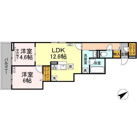 D Paina 生田の間取り