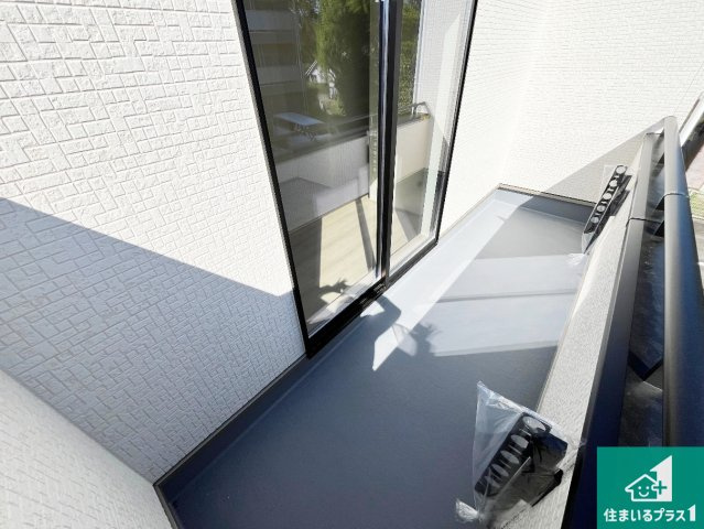 明石市二見町東二見　第1期　新築一戸建てのバルコニー|ワイドバルコニーは洗濯物を干すスペースが広いのでご家族が多くても安心！