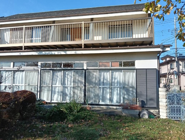 敷地面積102坪　売地　川越市松郷の外観|建物裏側からの写真　（現在解体中）更地渡し！