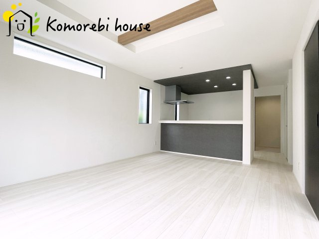 北本市東間　4期　新築一戸建て　グラファーレ　02の居間・リビング|居間です