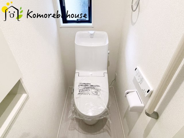 北本市東間　4期　新築一戸建て　グラファーレ　02のトイレ|トイレも気になるポイント