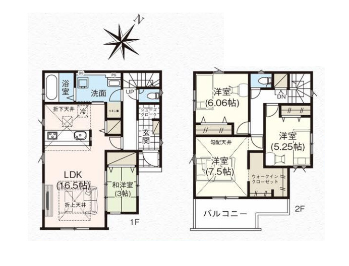 北本市東間　4期　新築一戸建て　グラファーレ　02