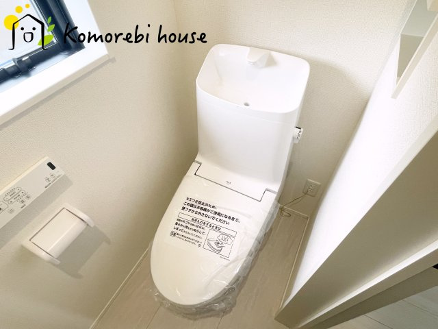 北本市東間　4期　新築一戸建て　グラファーレ　02のトイレ|コンパクトで使いやすいトイレです