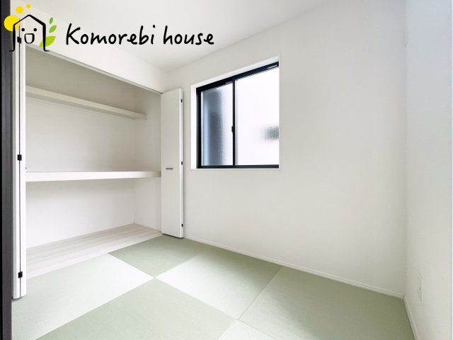 北本市東間　4期　新築一戸建て　グラファーレ　02の和室|ゆったりとくつろげる和室です