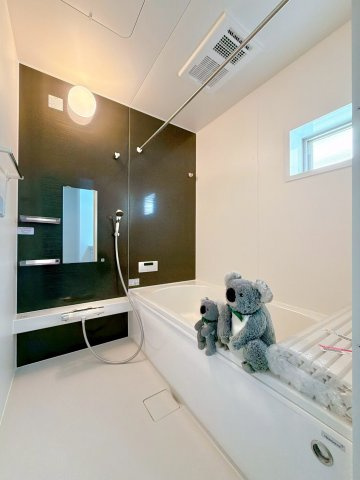 【浴室】 | 前橋市北代田町　新築住宅 | 快適さとリラックスを両立したこだわりのバスルーム。浴室暖房換気乾燥機付きで雨の日も安心。