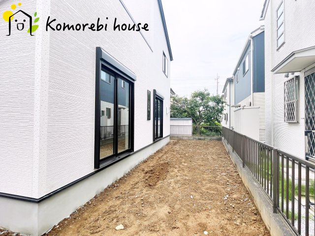北本市東間　4期　新築一戸建て　グラファーレ　03の庭|お庭で自由な時間を過ごせます
