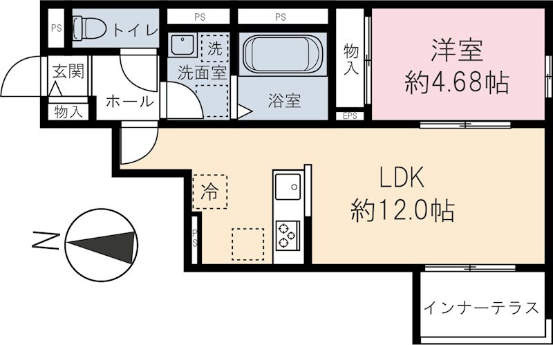 HIKARIの間取り