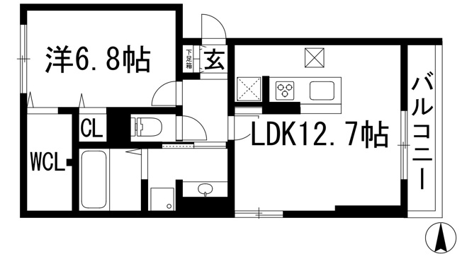 【間取り】 | カームコート門戸