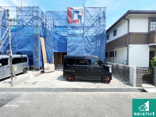 守山市岡町　第1期　新築一戸建ての外観|現在建築中！落ち着いた街並みで新生活を始めることが出来そう！周辺の物件も併せてご紹介させて頂きます！