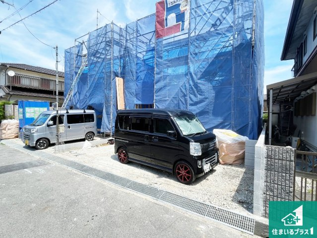 守山市岡町　第1期　新築一戸建ての外観|現在建築中！落ち着いた街並みで新生活を始めることが出来そう！周辺の物件も併せてご紹介させて頂きます！