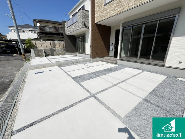守山市岡町　第1期　新築一戸建ての駐車場|駐車スペース！散水栓があるので、こまめに愛車を洗えます！