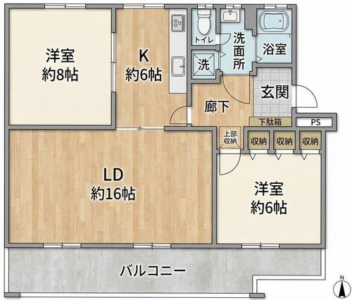 【間取り】 | 西三田団地5街区5号棟