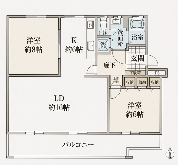 【間取り】 | 西三田団地5街区5号棟