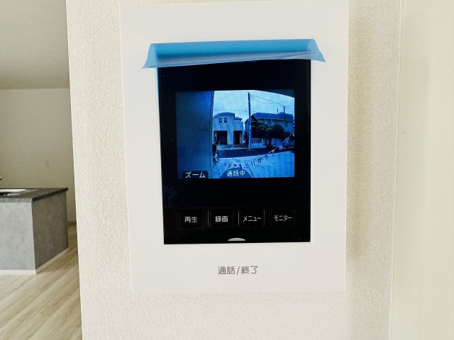 八王子市　本町　新築一戸建て　４期のセキュリティ|～TVモニター付インターホン　訪問者の確認に便利です～