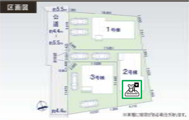 【区画図】 | 前橋市北代田町　新築住宅 | 日常のお買い物に困らない住環境が魅力♪