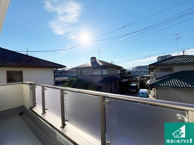 守山市岡町　第1期　新築一戸建てのバルコニー|日当たりのよいバルコニー！お部屋が開放的に！