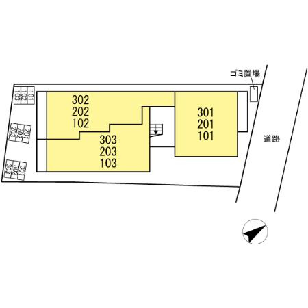 D Paina 生田の区画図