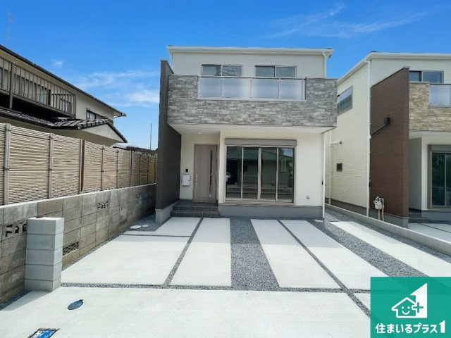 ★29(土)30(日)現地見学可能！★守山市岡町　全2邸の外観|お客様に長く安心して住んでいだだける事にこだわった家づくり！住んでからのアフターサービスにもしっかりと取り組んでいます！