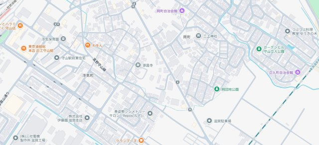 ★29(土)30(日)現地見学可能！★守山市岡町　全2邸の地図